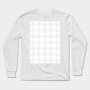 Derby Football Retro 1986 Chequered White Grey Long Sleeve T-Shirt